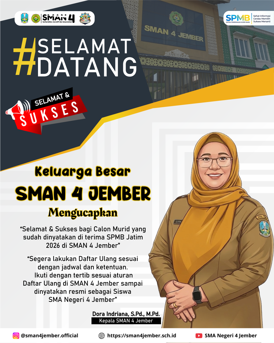 Poster Informasi Daftar Ulang
